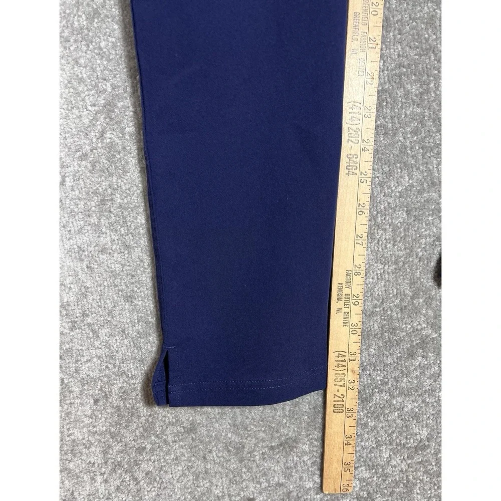 Figs Technical Yola High Rise Slim Scrub Pants Womens Sz Small Tall Blue Pockets